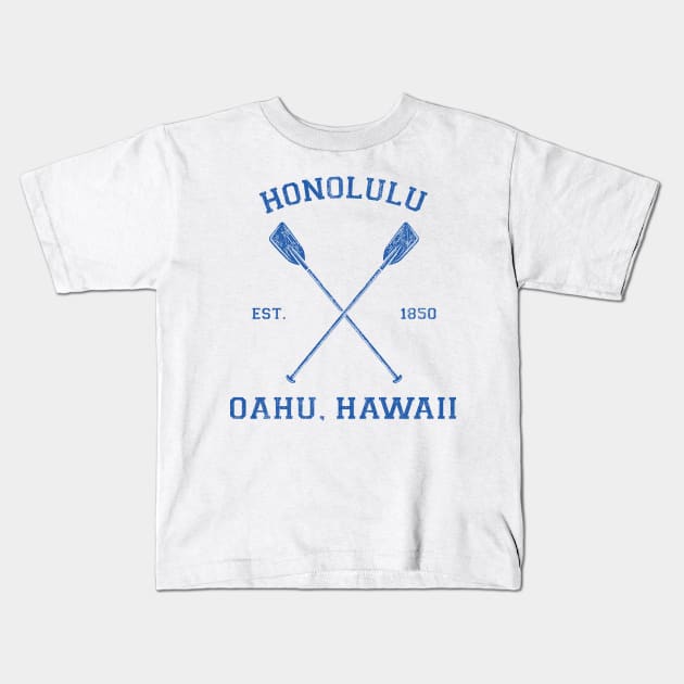 Honolulu Hawaii Vacation Kids T-Shirt by Vector Deluxe